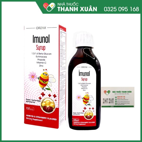 IMUNOL SYRUP - Tăng cường miễn dịch cho bé